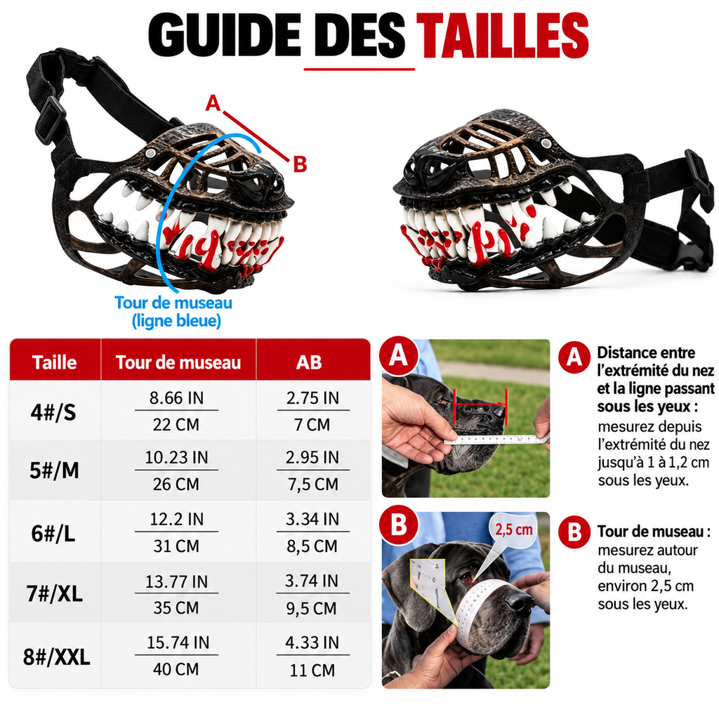 Muselière pour chien